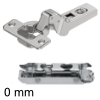 Blum Scharnier 71M2750, 100 Grad Innenanschlag 71M2750 + gerade Platte 175H3100: alte Platte 8,5 mm hoch (Distanz 0)