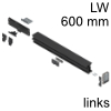 802M6003.L1 REVEGO uno + duo Montage-Set Montageset für Einzeltür LWA 600 mm mit Doppeltür, links