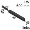 802M6003.L3 REVEGO uno + duo Montage-Set Montageset für Einzeltür LWA 600 mm mit Doppeltür, links
