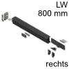 802M8003.R3 REVEGO uno + duo Montage-Set Montageset für Einzeltür LWA 800 mm mit Doppeltür, rechts
