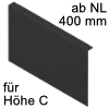 ZC7A0P0C AMBIA-LINE Adapterprofil, Carbonschw. Ambia RW-Adapter B 218 x H 177 mm, carbonschwarz