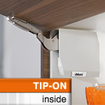 AVENTOS HK-S Hochklappenbeschlag für TIP-ON, weiß 