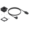 Blum AMPEROS AC Stromelement mit Kabel Blum ESS.B01FA.2 Steckdose schwarz matt