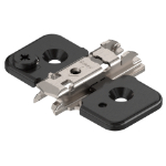 173H71 CLIP top Exzenter-Kreuzmontageplatte, onyxschwarz 
