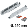 Blum TANDEM Vollauszug 560H3500T mit TIP-ON Tandem Tip-On 560H, 30kg - NL 350 mm