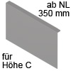 ZC7A0U0C AMBIA-LINE Adapterprofil, indiumgrau Ambia RW-Adapter B 242 x H 177 mm, IG