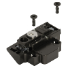 175H5B00 CLIP Adapterplatte für Teleskophebel 175H5B00 Platte für schmale Alurahmen, onyxschwarz - links