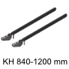 AVENTOS HF top Teleskophebel Set 22F3900 Hebelset HF top, KH 840-1200 mm, eclipseschwarz