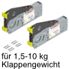 AVENTOS Kraftspeicher HL top Hochliftklappe 22L2200 Kraftsp.Set HL top / SD 1,5-10 kg