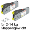 AVENTOS Kraftspeicher HL top Hochliftklappe 22L2500 Kraftsp.Set HL top / SD 2-14 kg