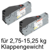 AVENTOS HS top Kraftspeicher Hochschwenkklappe 22S2510 Kraftsp.Set HS top / SD 2,75-15,25 kg - vormont.
