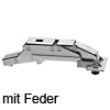 CLIP top Scharnier für dünne Türen 110° - mit Feder 71T453T ab 8 mm Türdicke  / Expando T - NI