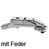CLIP top Scharnier für dünne Türen 110 Grad - mit Feder 71T453T ab 8 mm Türdicke  / Expando T - NI