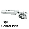 Spezialscharnier 73B3550 Blum CLIP top BLUMOTION 110° Topf Schrauben