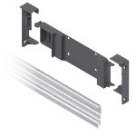 SERVO-DRIVE Trägerprofil horizontal + Aufnahme 