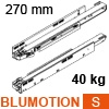 750.2701S LEGRABOX Korpusschiene BLUMOTION S, 40 kg LBX Schienen Blumotion S, 40 kg / NL 270 mm