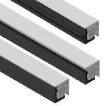 CADRO Clips-Profile für Winkel-Glasprofil