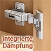 79B3490 + 79B3450 CLIP top -45 Grad-Scharnier max. aufschlagend 