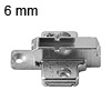 175H9160 Kreuzmontageplatte Höhe 14.5 mm 175H9160 Distanz 6 mm