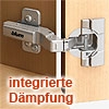 79B9698 + 79B9658 CLIP top 45 Grad-Topfscharnier halbaufschlagend 