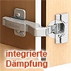 79B3598 + 79B3558 CLIP top 45 Grad-Winkelscharnier aufschlagend 