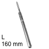Tablarträger Compact Tablarstärke 22 mm, Bohrtiefe 162 mm Tablartr. Compact Stahl verzinkt, 160 mm L