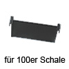 Trennsteg, 100er - schwarz-transluzent cuisio Trennsteg B 96 mm, schwarz