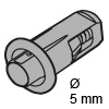 Servo-Drive Distanzpuffer ø 5 mm 993.0530 SD Distanzpuffer 5 mm