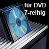 Aluminium-Profil für DVD, 7-reihig silber B 3000 mm Profil Alu silber 3000 mm f. DVD