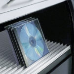 DVD + CD Aufbewahrung Alu silber B 3000 mm 