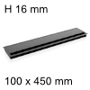 Kabeldurchlass Exit G11 ECO 100x450x16 mm, schwarz G11 Eco schwarz, B 100 x L 450 mm