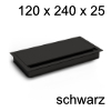 Kabelführung Exit G14S schwarz - L 240 x H 25 mm Exit G14S 240x120x25 mm, schwarz