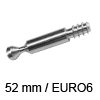 FF Stahldübel Ø 7x52mm mit EURO6 Gewinde D02021 Dübel Ø 7x52 mm / EURO6x11