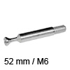 FF Stahldübel Ø 7x52mm mit M6 Gewinde D02020 Dübel Ø 7x52 mm / M6x11