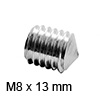 Stahl-Gewindestift FF-Typ M8x13 ISK D02014 FF Gew.-Stift M8x13