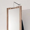 Garderoben-Beschlagsatz drehbar für Holzplatten 