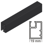Aluminium Glasrahmenprofil ANKOR 19 