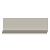Griff-Mulde I aus Aluminium Griffleiste edelstahlfarben 2500 mm