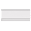 Griff-Mulde II aus Aluminium Griffleiste weiß glänzend U-Profil 2500 mm