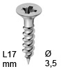 passende Blum Spanplattenschrauben 609.1700 Schraube, L 17 mm