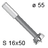 Zylinderkopfbohrer - HW, Ø 55 / L 140 / S 16x50 Zylinderkopfbohrer, Ø 55