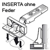 CLIP top 110° Mittelanschlag 70T3690.TL Mittelanschlag, INSERTA ohne Feder