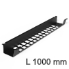 Kabelkanal K-BOX - Metall zum Anschrauben Länge 1000 mm, schwarz
