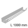 Kabelkanal K-BOX - Metall zum Anschrauben Länge 1000 mm, silber