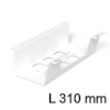 Kabelkanal K-BOX - Metall zum Anschrauben Länge 310 mm, weiß