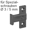 Flächenteil Keku EHS für Spezialschrauben Montage mit Varianta Senkkopf Ø 3 mm / 5 mm