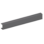 KIARO Abdeckprofil, Aluminium schwarz 