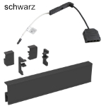 KIARO LED Komponenten schwarz 