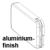 Abdeckung für Bremsklappenhalter Mini - aluminiumfinish Abdeckung PVC aluminiumfinish
