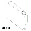 Abdeckung für Bremsklappenhalter Mini - grau Abdeckung PVC gr.